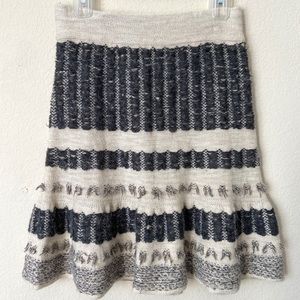 Anthropologie Sparrow Wool Blend Sweater Skirt